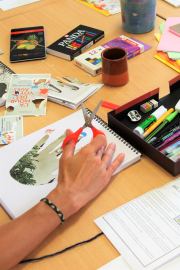 Atelier carnet créatif en Lorraine